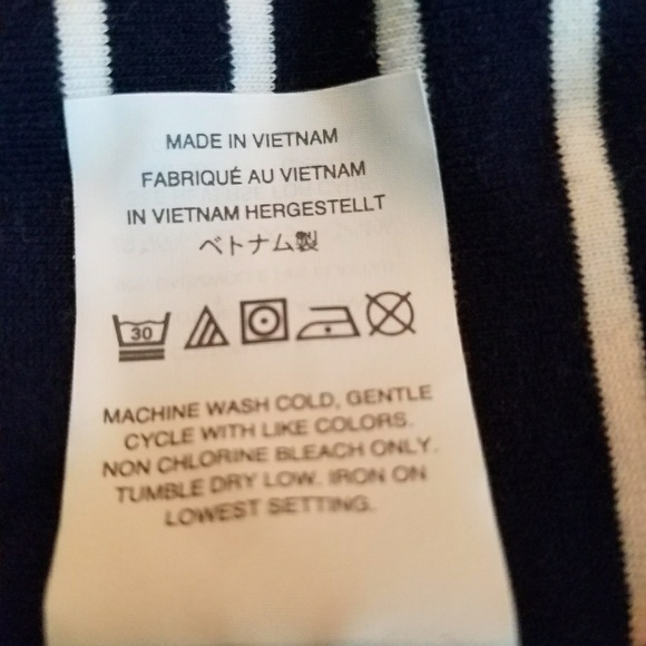 J. CREW STRIPED CROP TOP - Picture 5 of 8